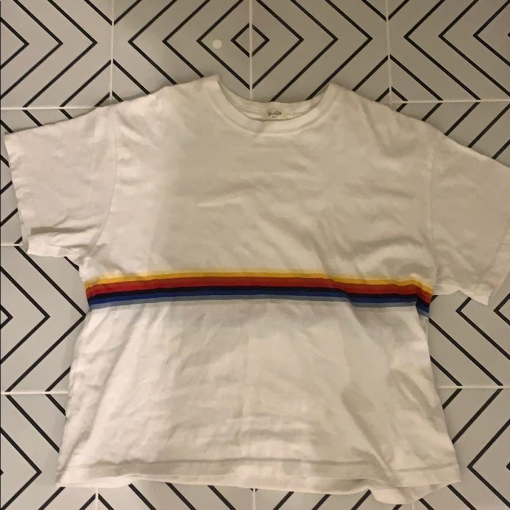 Brandy Melville Aleena Rainbow Top